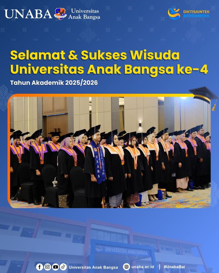 Selamat dan Sukses Wisuda Universitas Anak Bangsa Ke-4