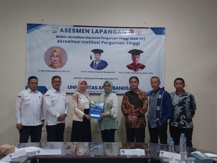 Asesmen Lapangan BAN-PT Akreditasi Institusi Perguruan Tinggi Universitas Anak Bangsa