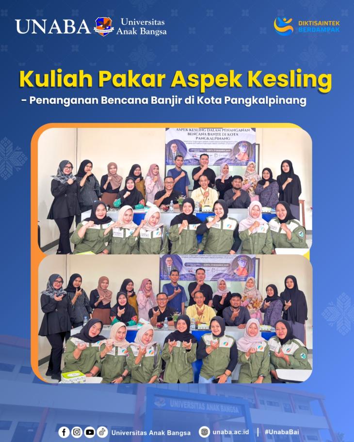 Kuliah Pakar Aspek Kesling - Penanganan Bencana Banjir di Kota Pangkalpinang