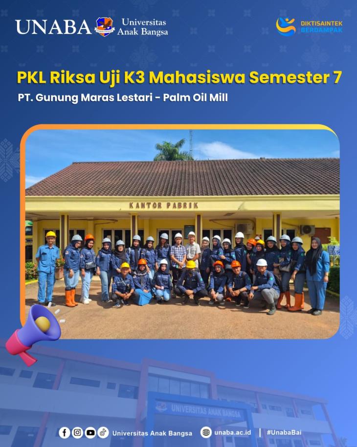 PKL Riksa Uji K3 - PT Gunung Maras Lestari