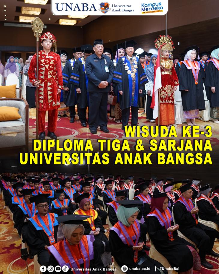 Wisuda Ke-3 Universitas Anak Bangsa