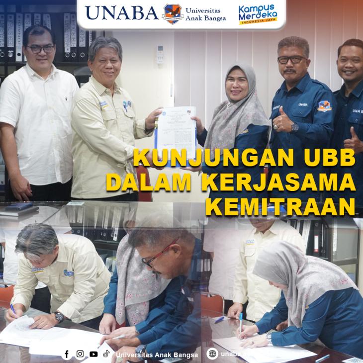 Kunjungan UBB Dalam Kerja Sama Kemitraan