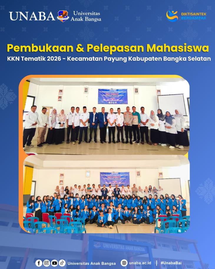 Pembukaan & Pelepasan KKN Tematik 2026 UNABA di Bangka Selatan