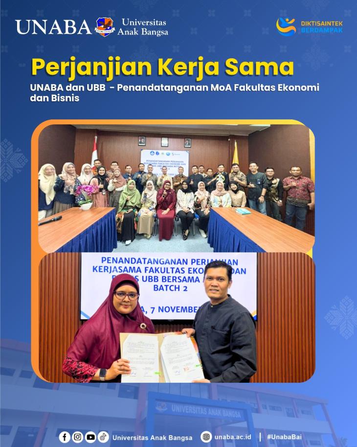 Perjanjian Kerja Sama UNABA dan UBB