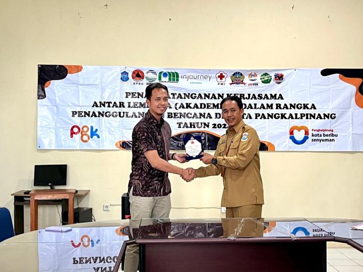 Penandatanganan Kerjasama Antar Lembaga (Akademis) Dalam Rangka Penanggulan Bencana Di Kota Pangkalpinang