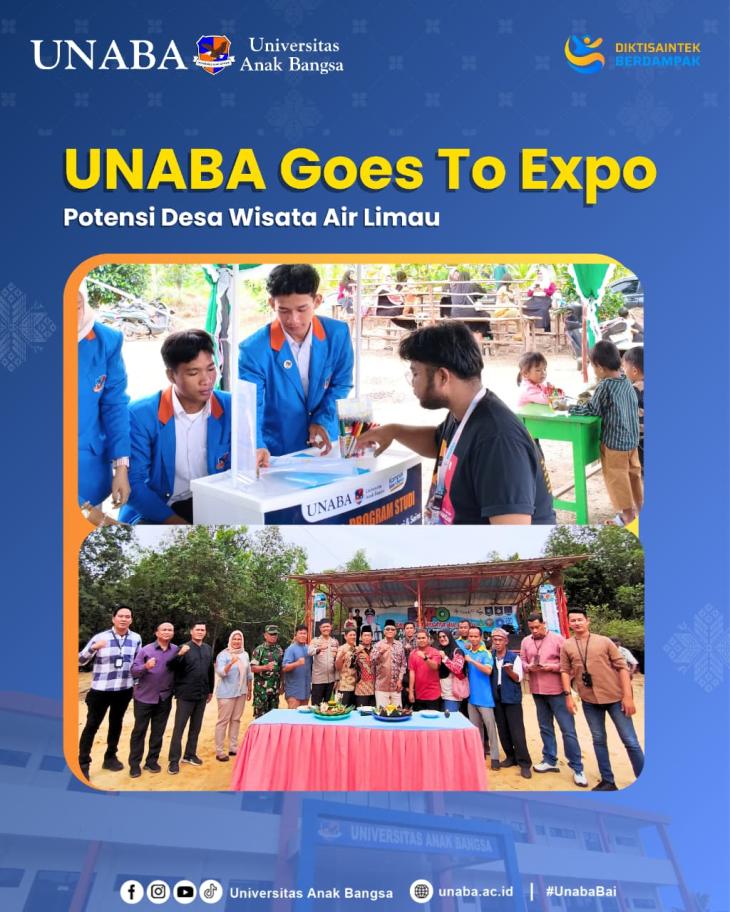 PMB UNABA Goes To Expo Potensi Desa Wisata Air Limau