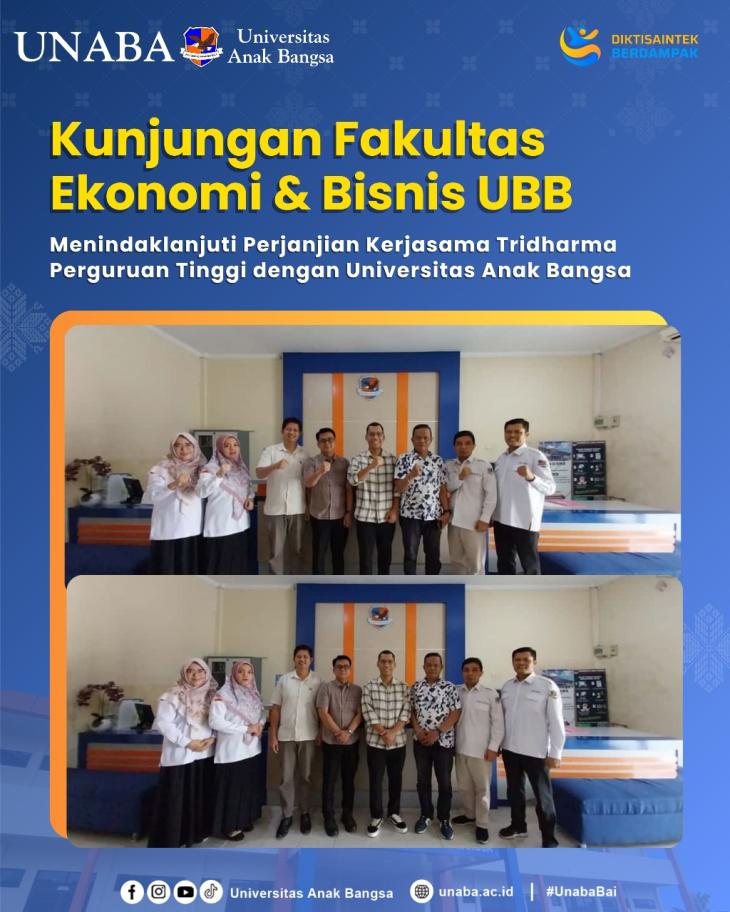 Kunjungan Fakultas Ekonomi dan Bisnis Universitas Bangka Belitung