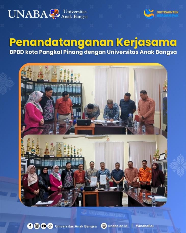 Penandatanganan Kerja Sama BPBD Kota Pangkal Pinang