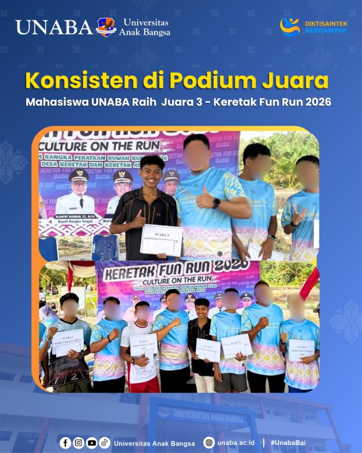 Mahasiswa Prodi Psikologi Juara 3 Pada Keretak FUN RUN 2026